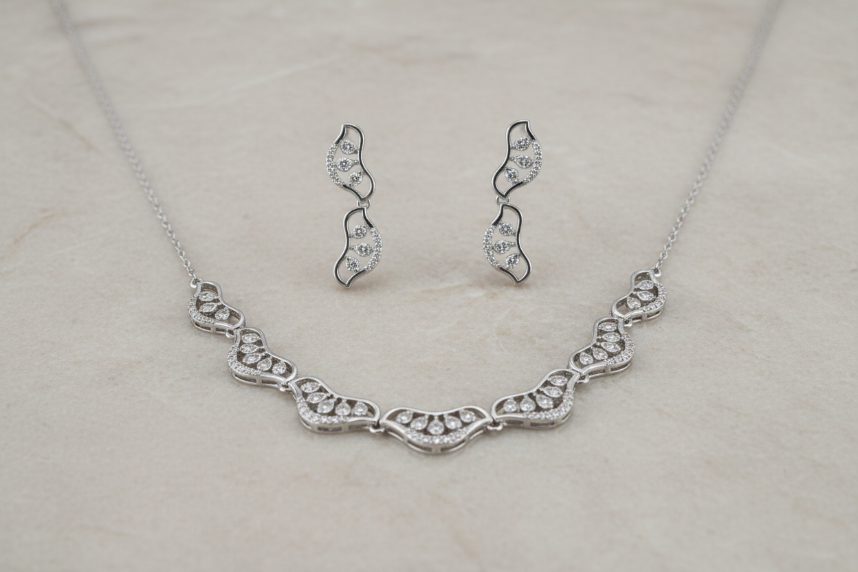 Silver necklace