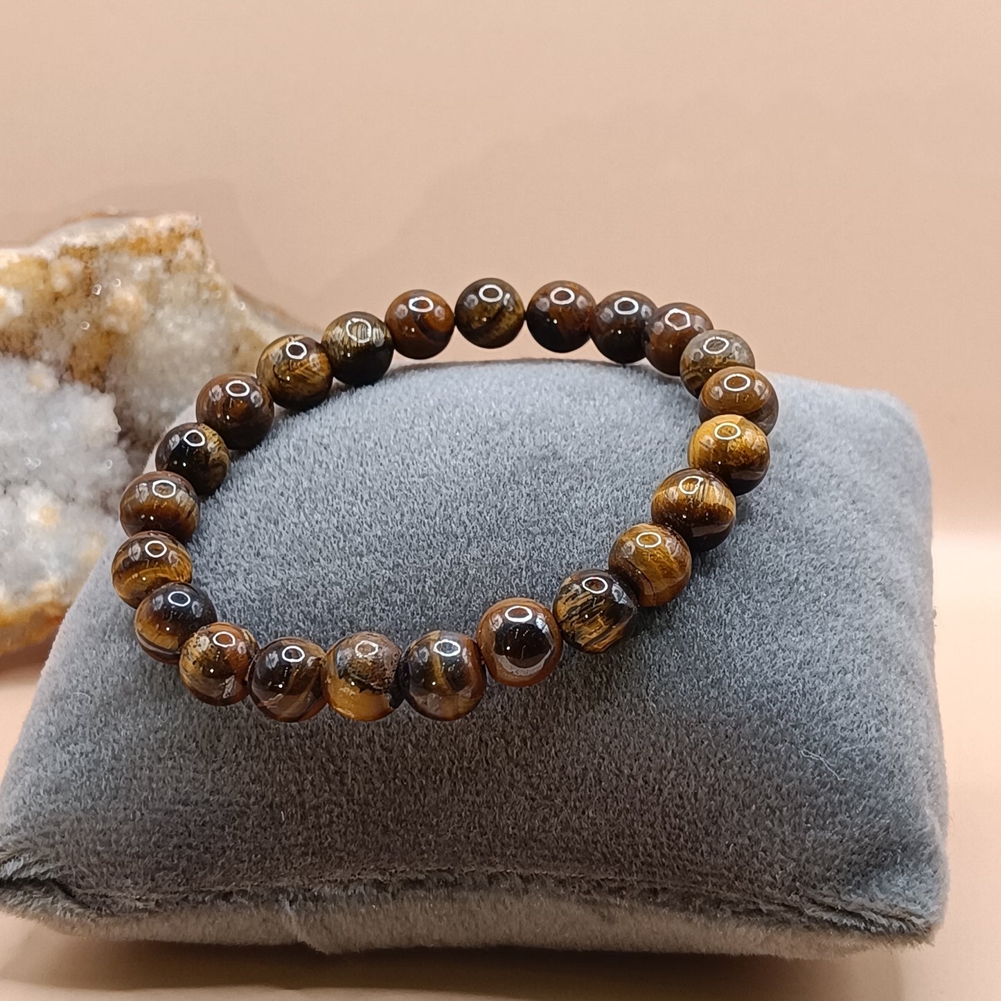 Certified Tiger Eye bracelet for men and women