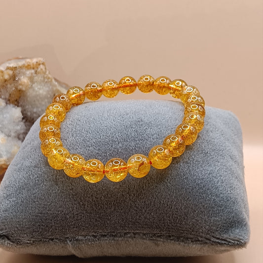 Certified Citrine bracelet for men and women