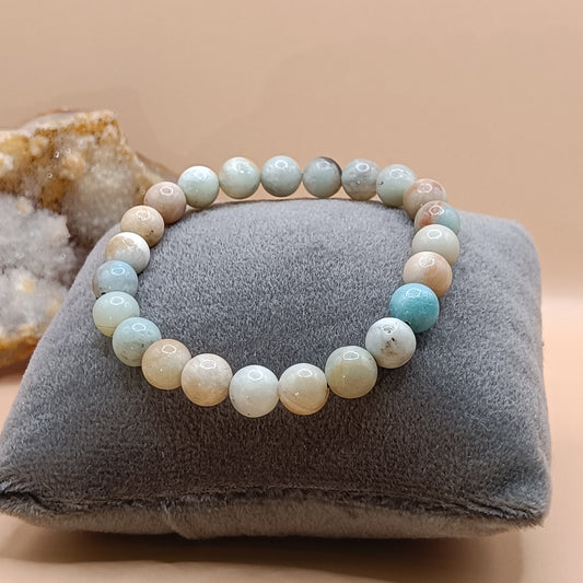 Certified Amazonite bracelet for men and women