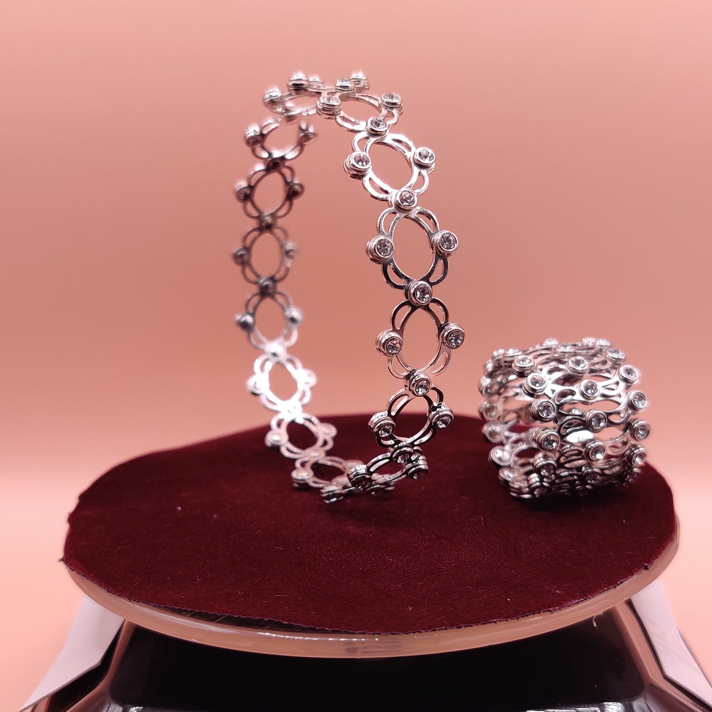 925 Rose gold silver Bracelet