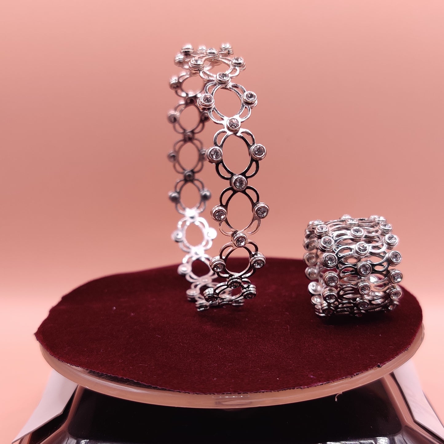 925 Rose gold silver Bracelet