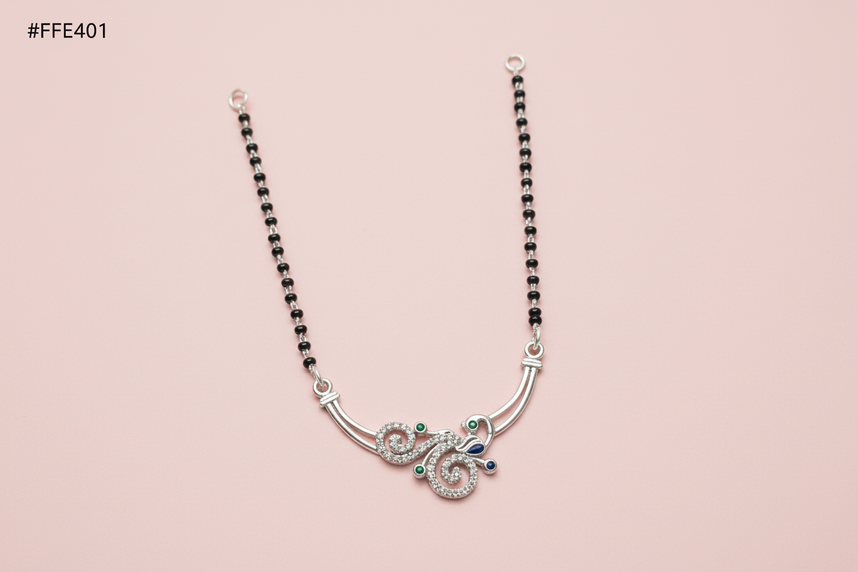925 Silver Necklace Mangalsutra