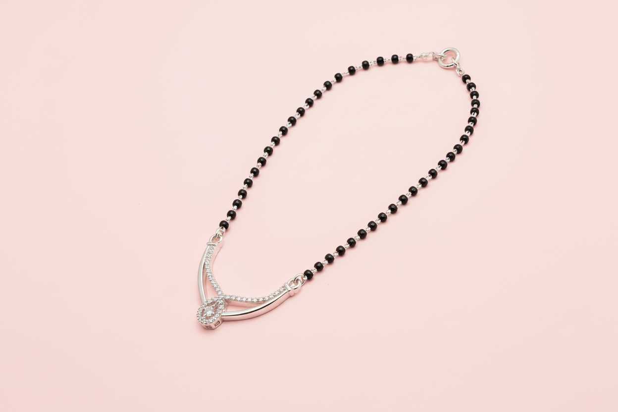 925 Silver Necklace Mangalsutra
