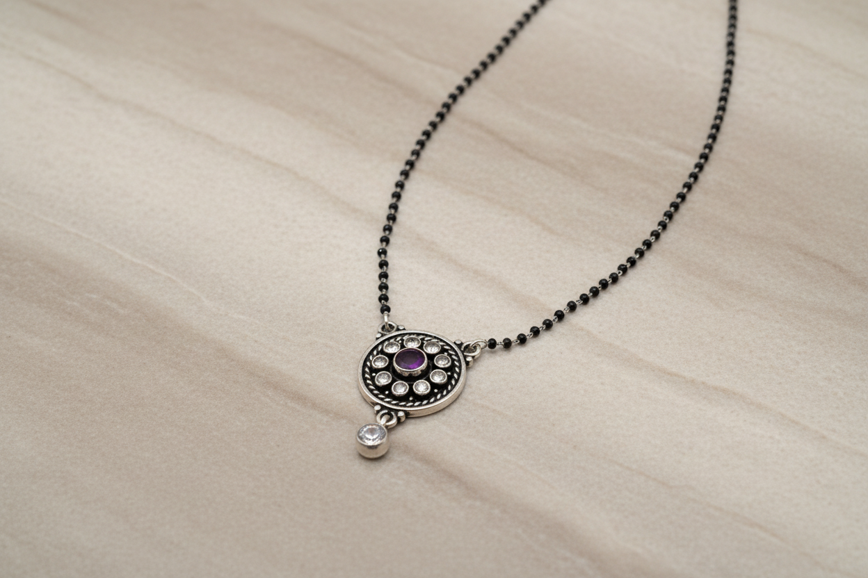 925 Silver Necklace Mangalsutra