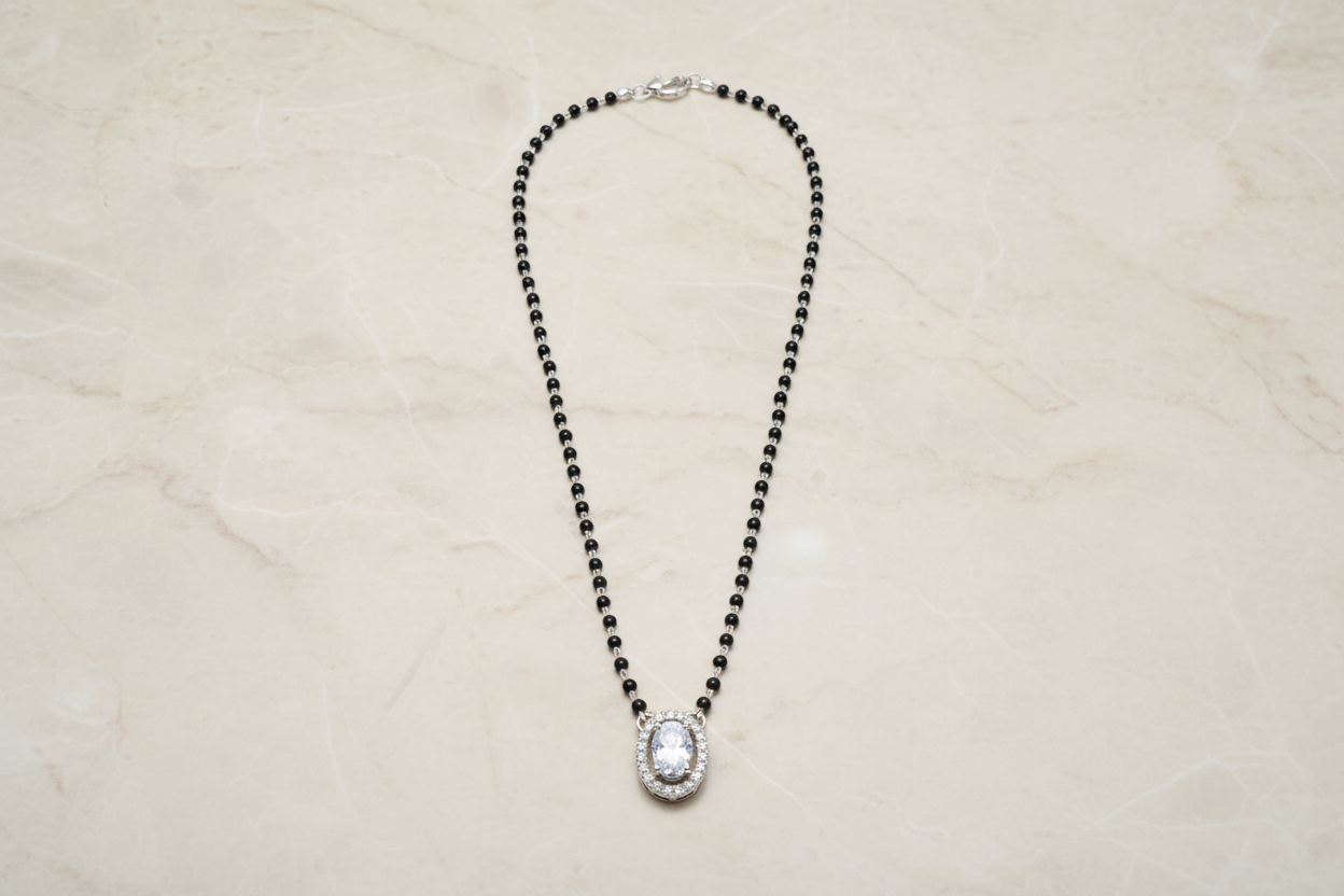 925 Silver Necklace Mangalsutra