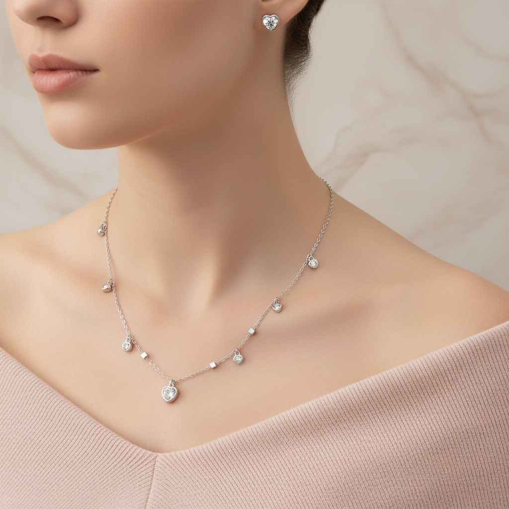 Silver necklace