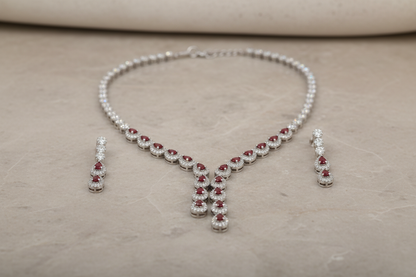 Silver  Necklace Set