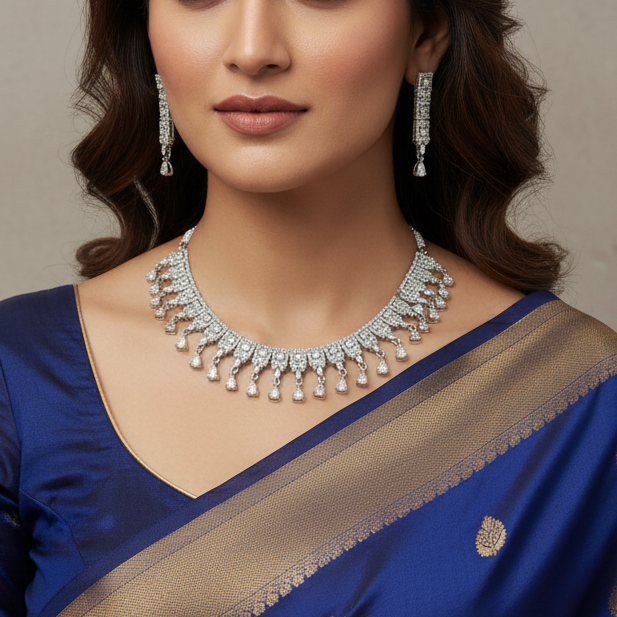 Silver necklace