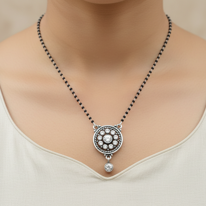 Oxidized mangalsutra