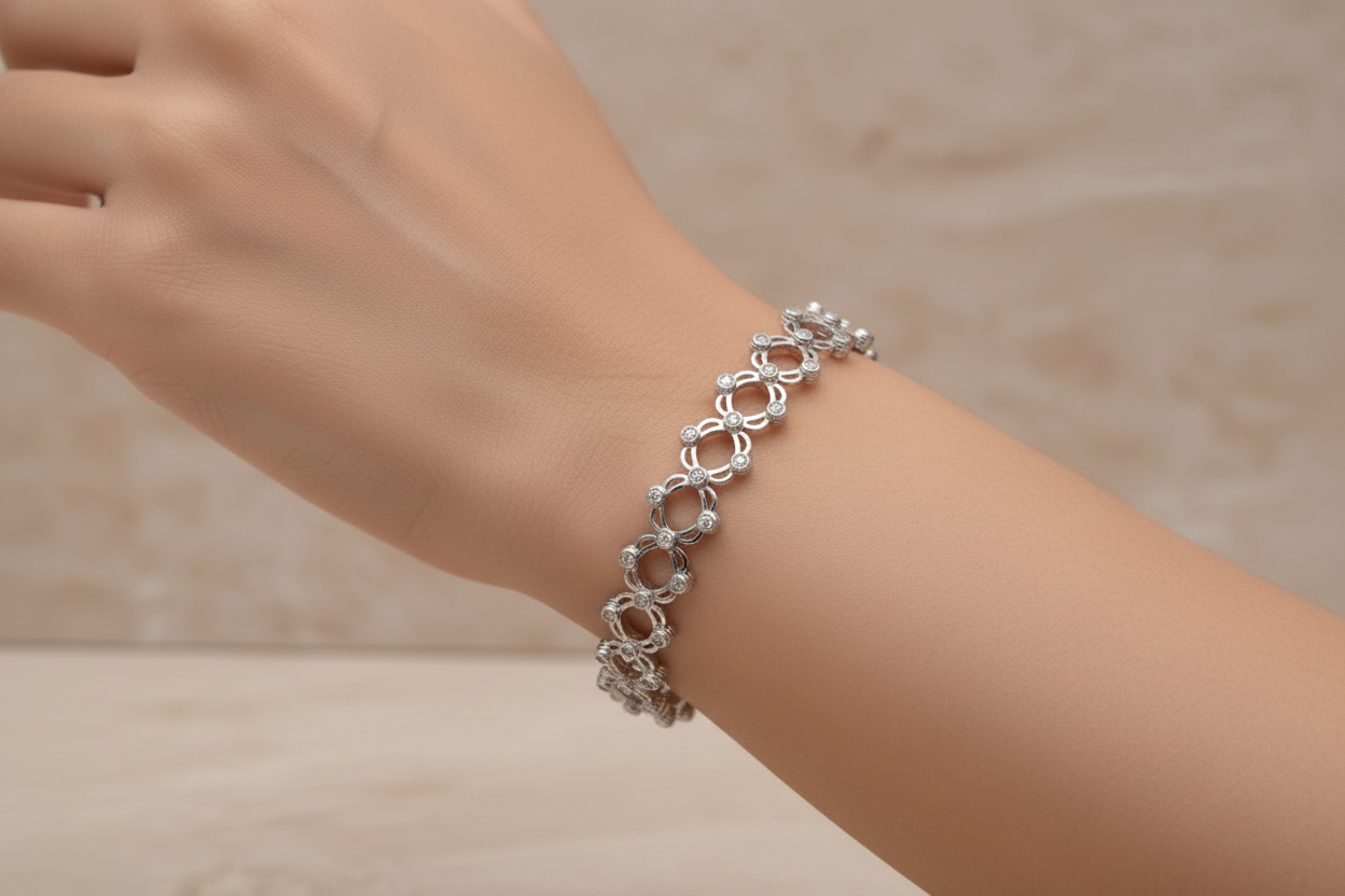 925 Silver Kada SKD73