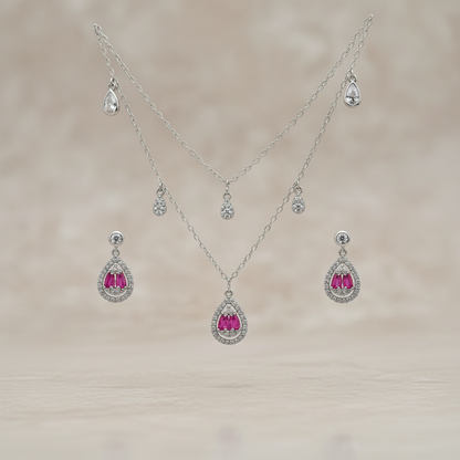 925 Silver Pendant Chain Set SCH206