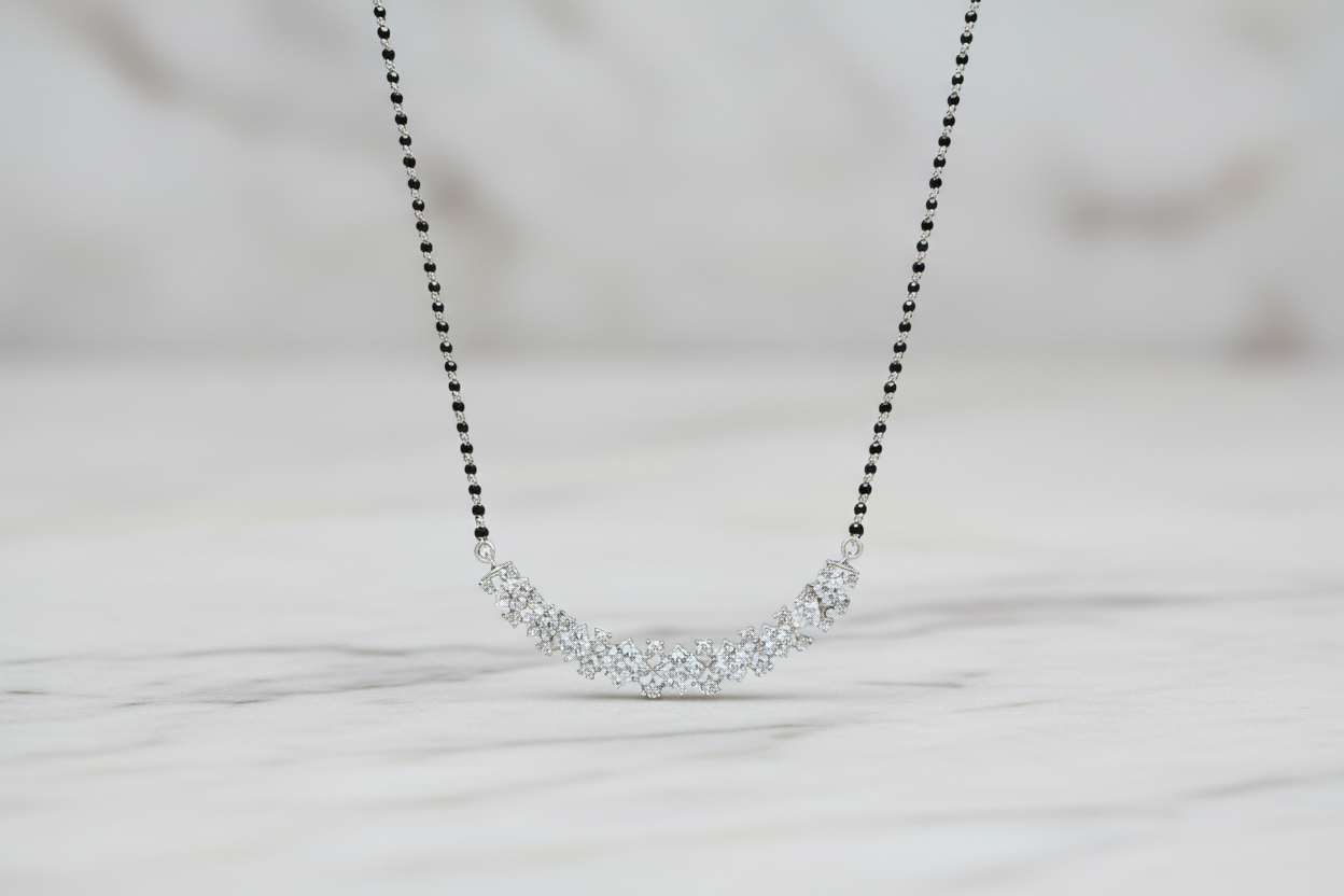 925 Silver Necklace Mangalsutra