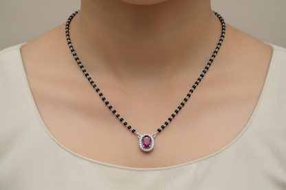 925 Silver Necklace Mangalsutra