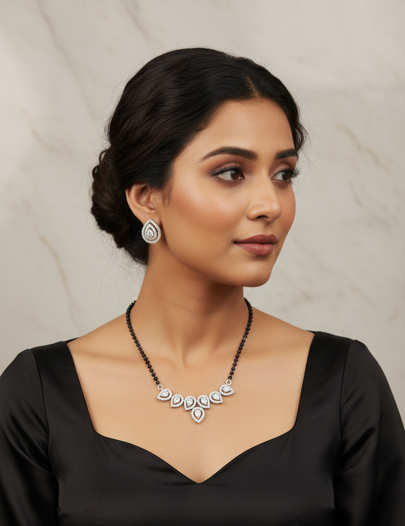 925 Silver Necklace Mangalsutra