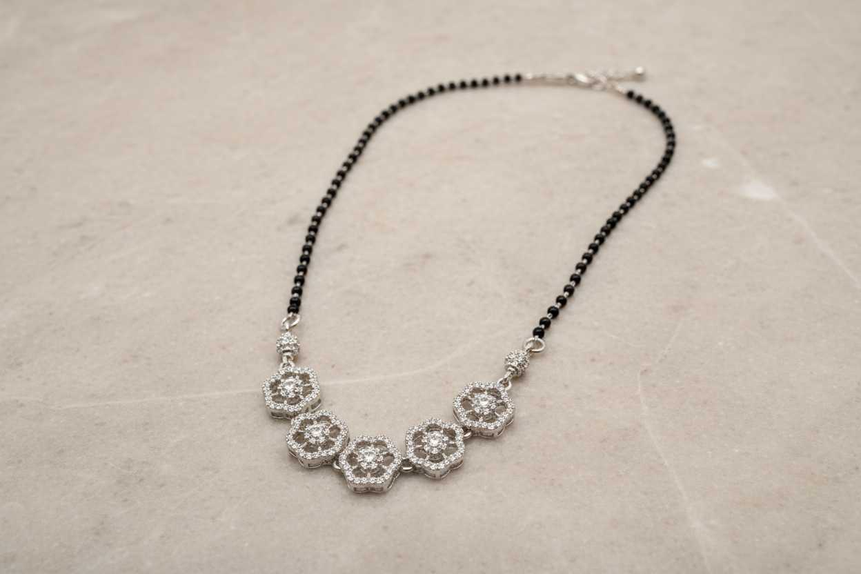 925 Silver Necklace Mangalsutra