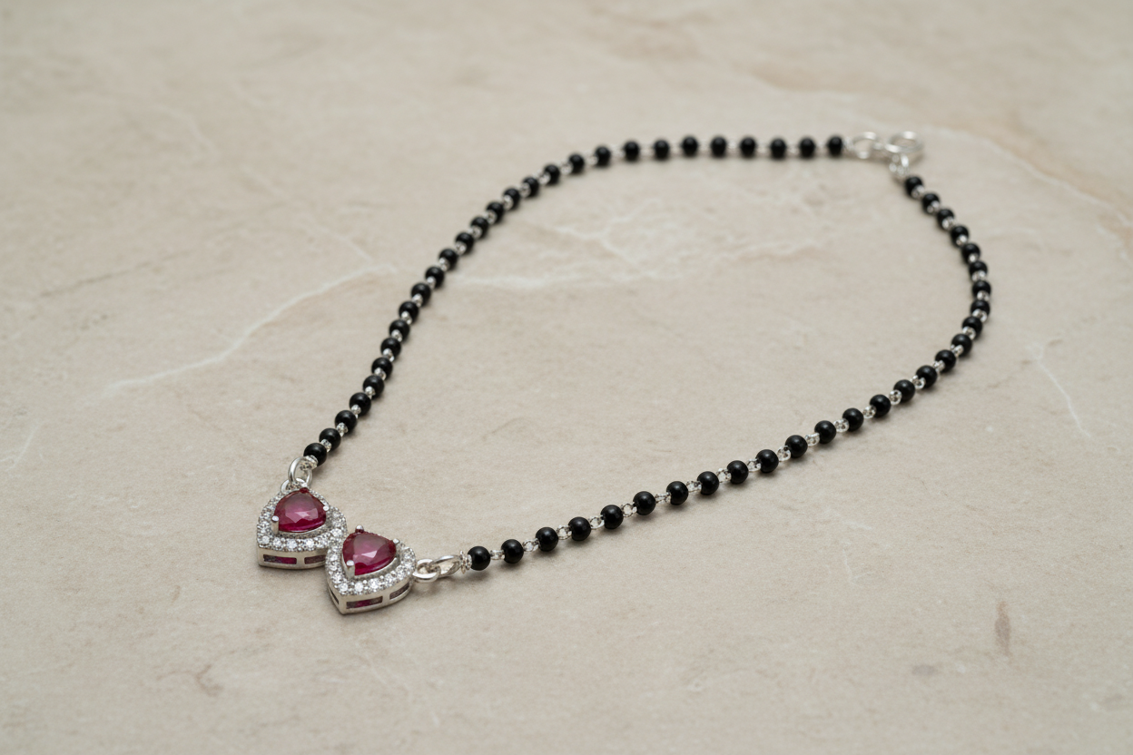 925 Silver Necklace Mangalsutra