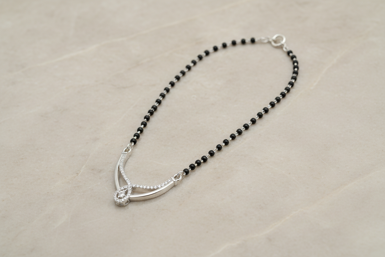 925 Silver Necklace Mangalsutra
