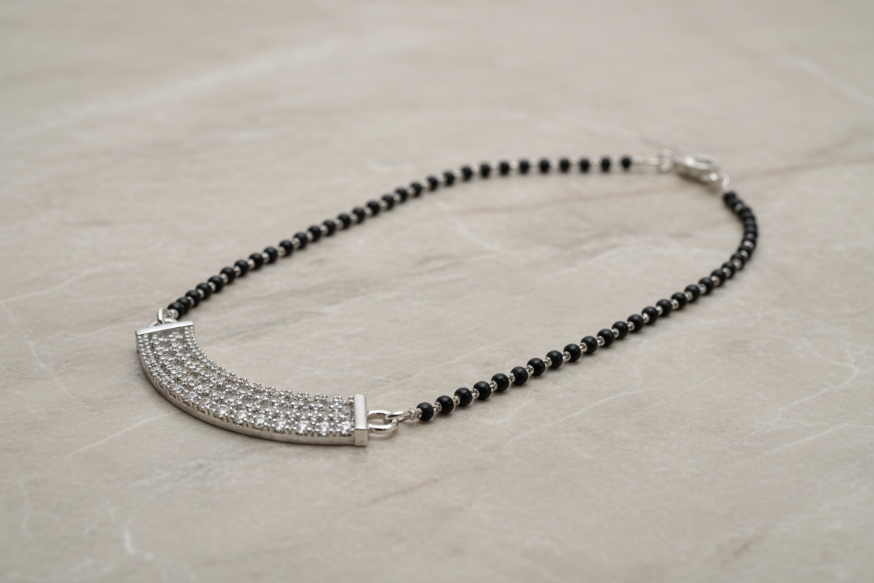 925 Silver Necklace Mangalsutra