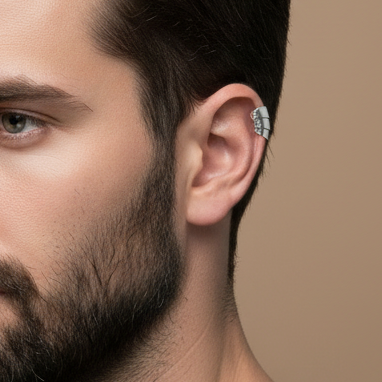 925 Silver Ear Cuff Bali