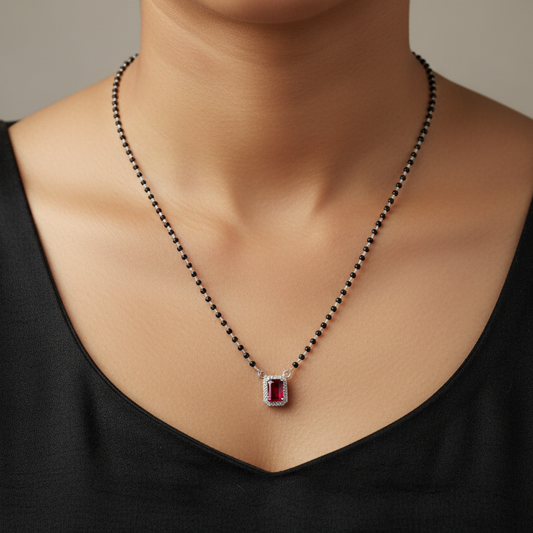 925 Silver Necklace Mangalsutra