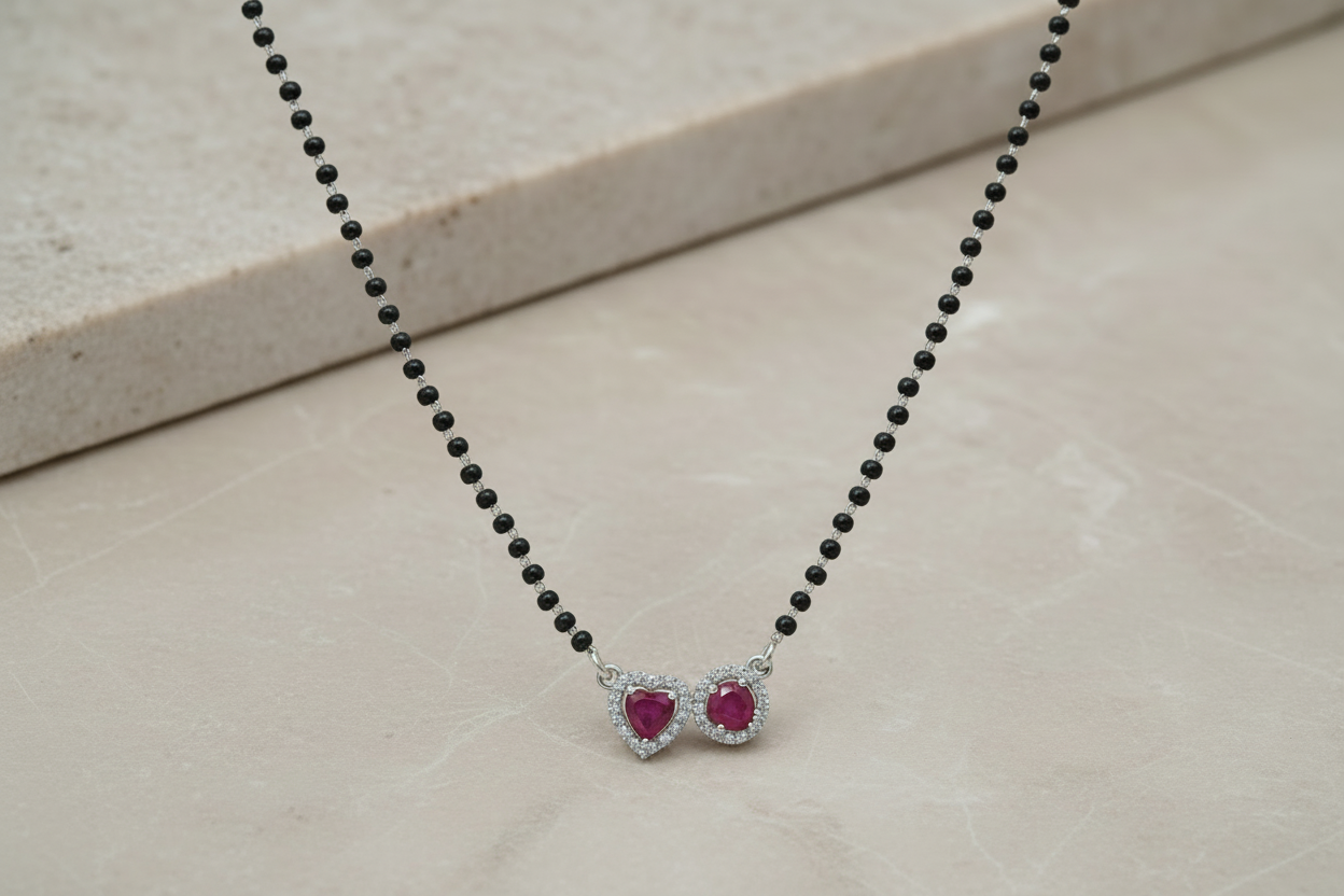925 Silver Necklace Mangalsutra