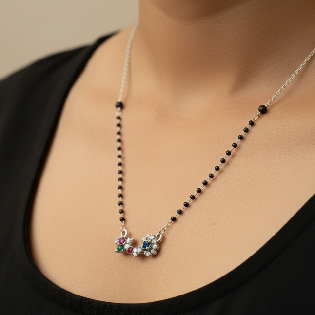 925 Silver Necklace Mangalsutra