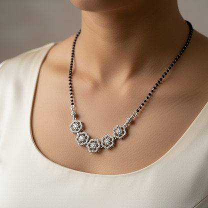 925 Silver Necklace Mangalsutra