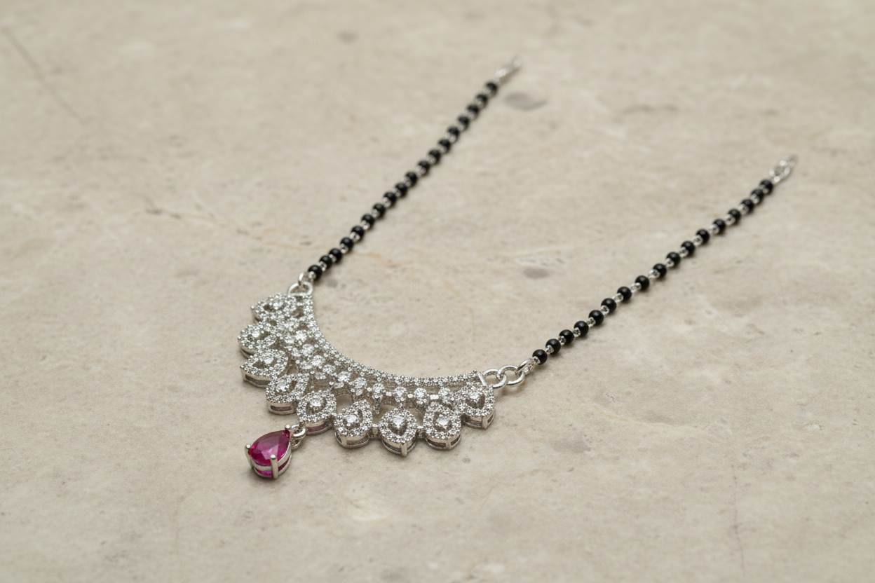 925 Silver Necklace Mangalsutra