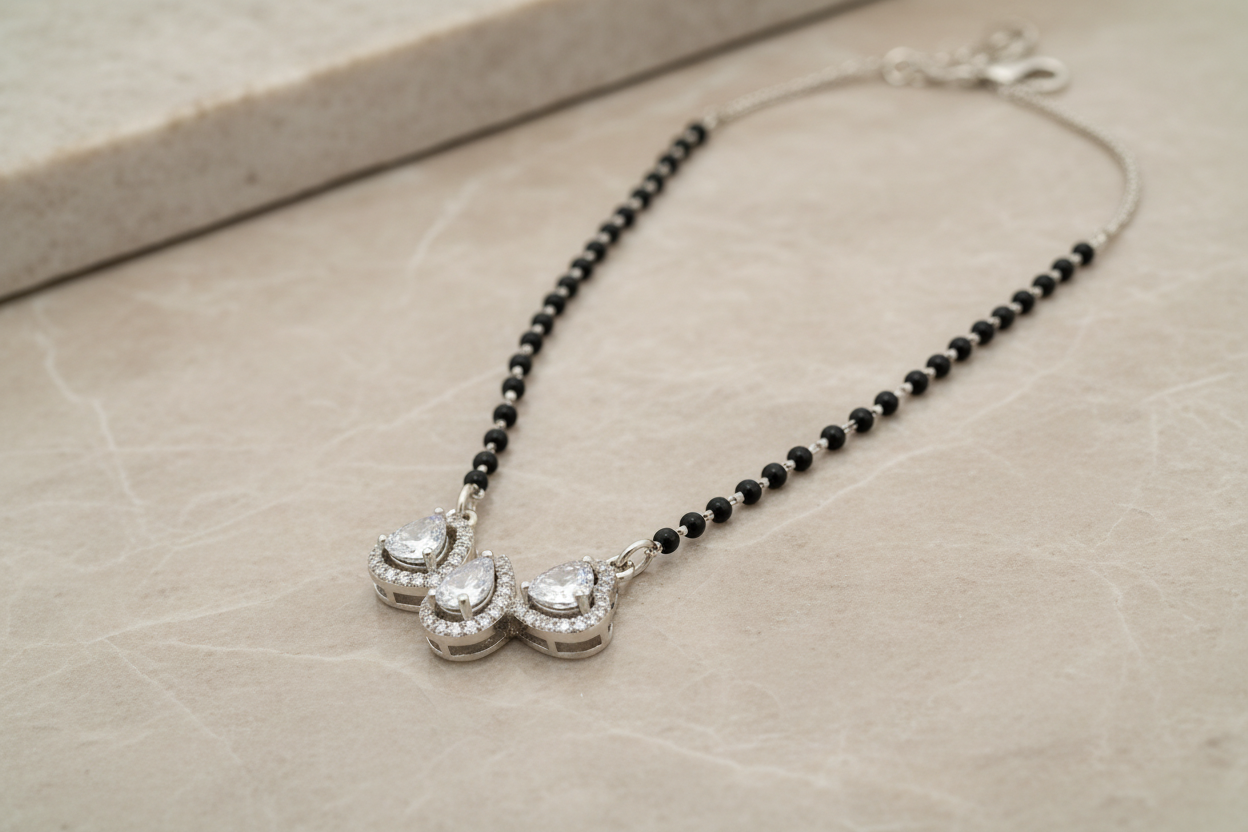 925 Silver Necklace Mangalsutra