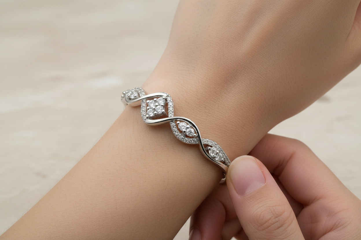 925 Silver Kada SKD244