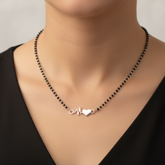 925 Silver Necklace Mangalsutra