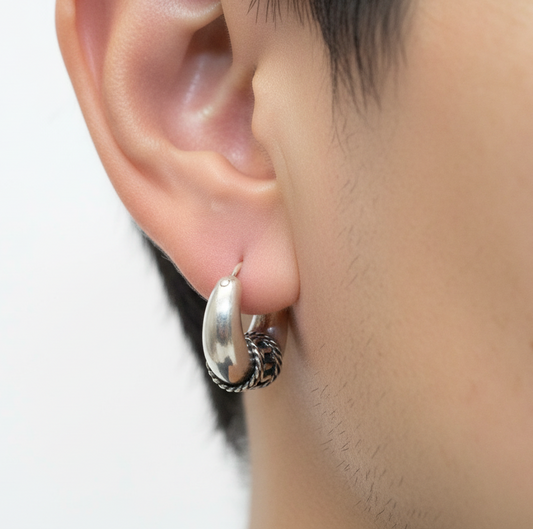 925 Silver Oxidise Bali Type 2