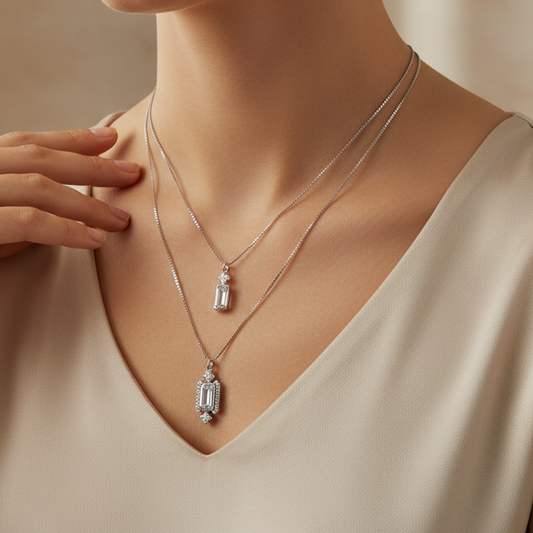 925 Italian silver pendant chain