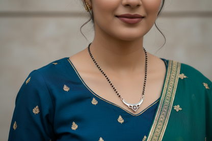 925 Silver Necklace Mangalsutra