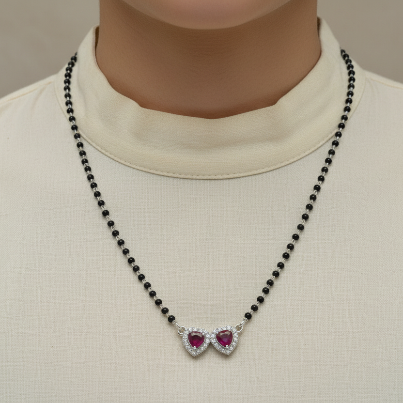 925 Silver Necklace Mangalsutra