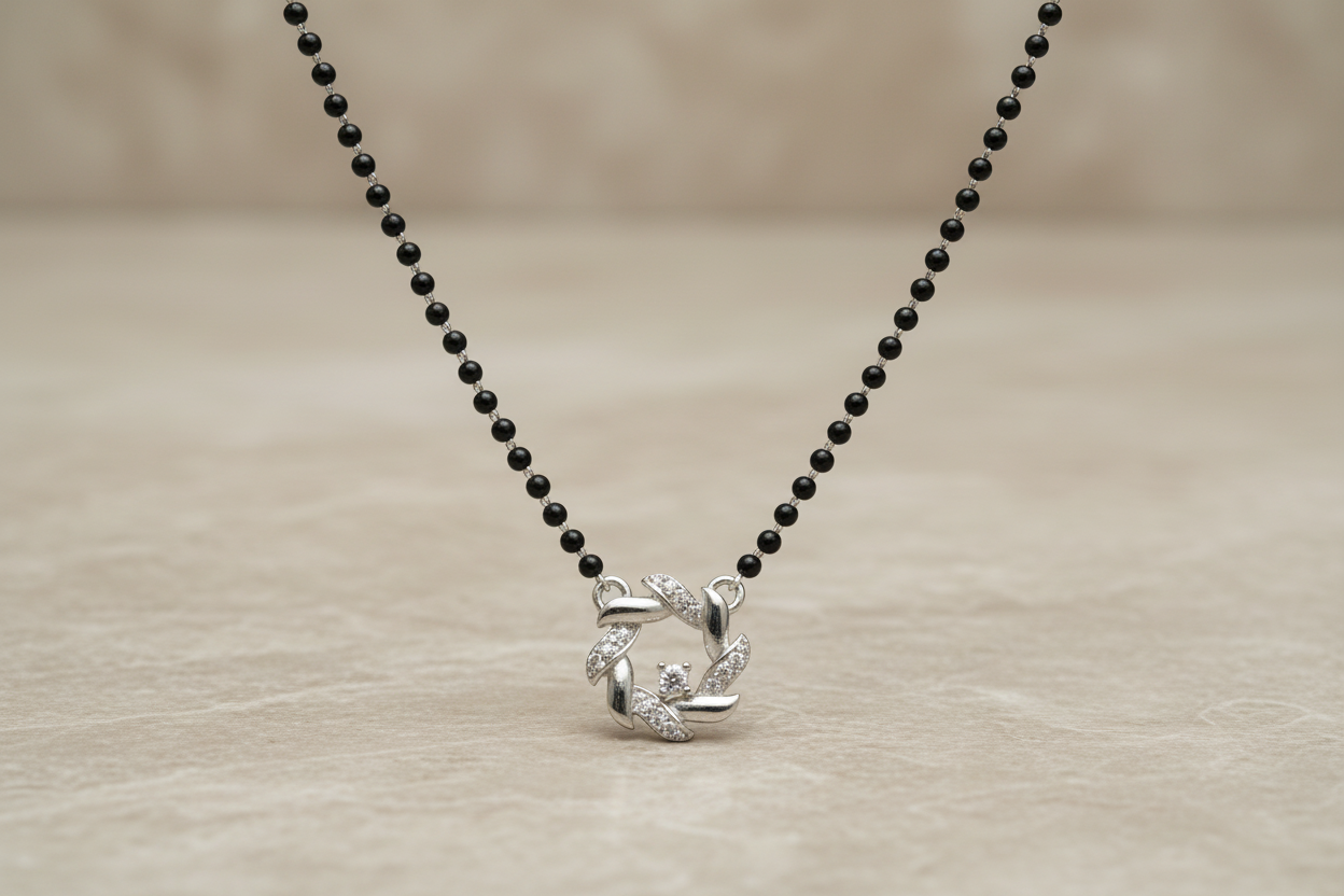 925 Silver Necklace Mangalsutra