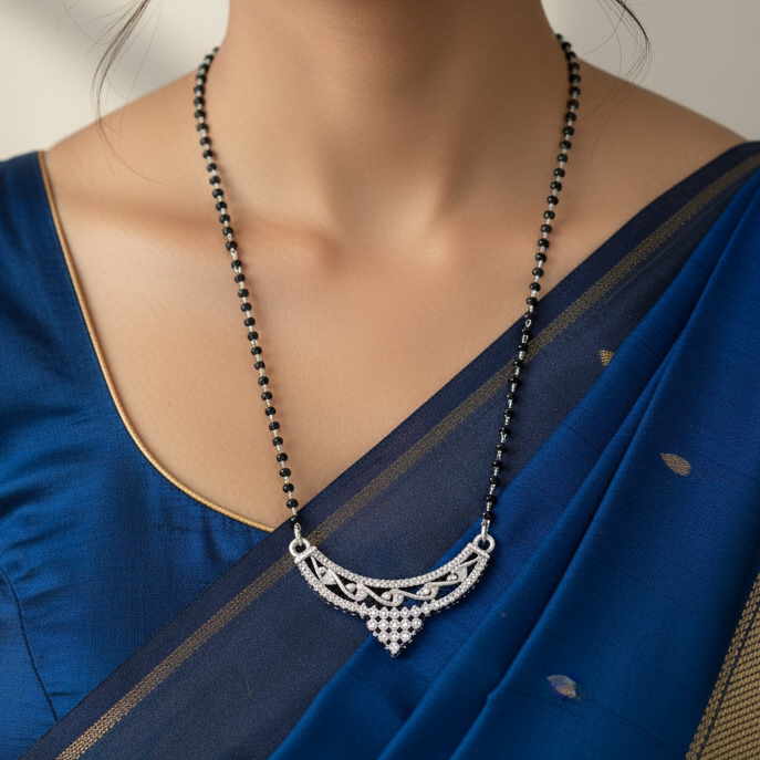 925 Silver Necklace Mangalsutra