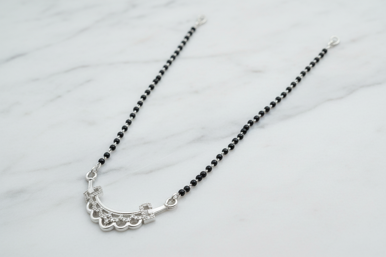 925 Silver Necklace Mangalsutra