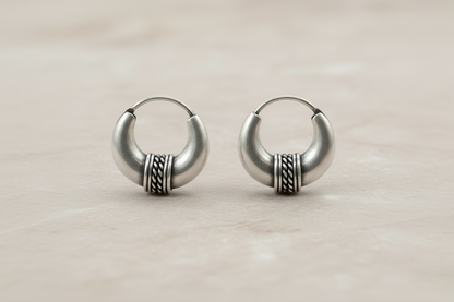 925 Silver Oxidize Bali Type 3