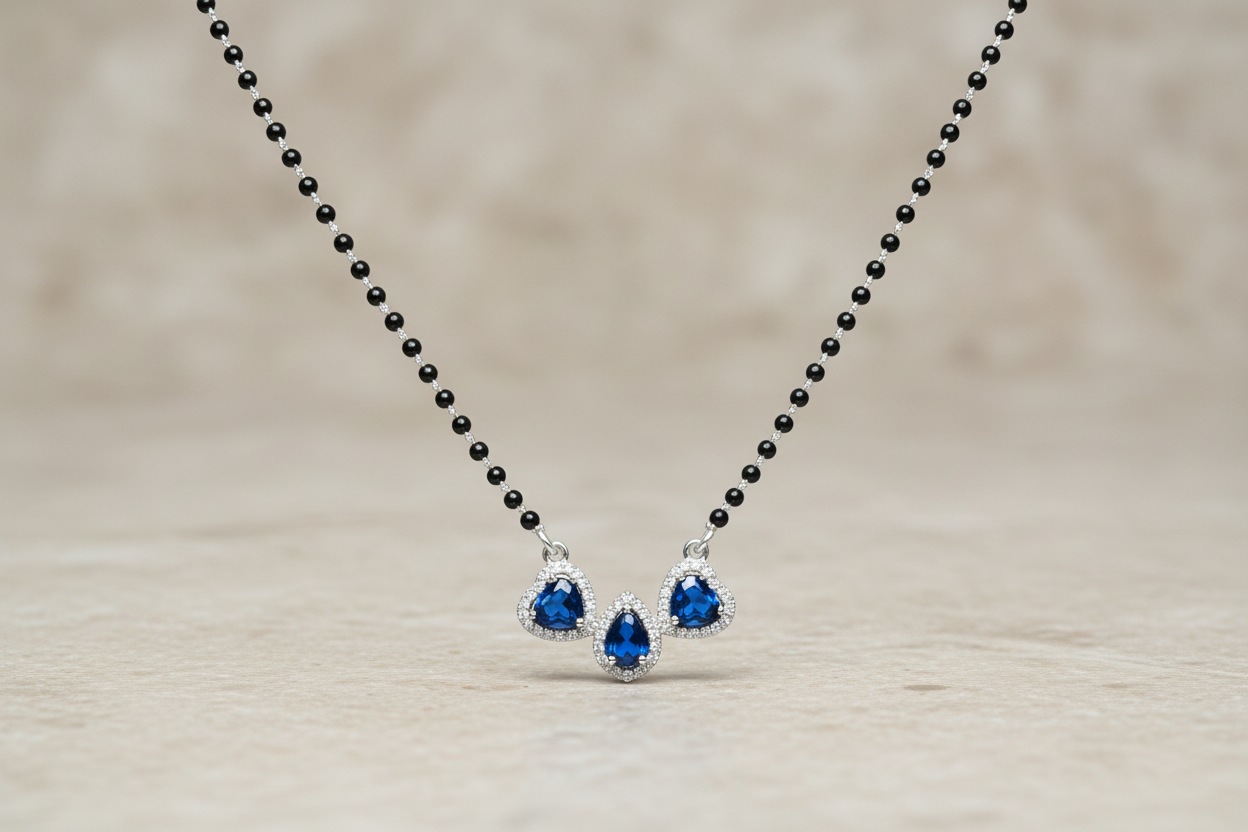 925 Silver Necklace Mangalsutra