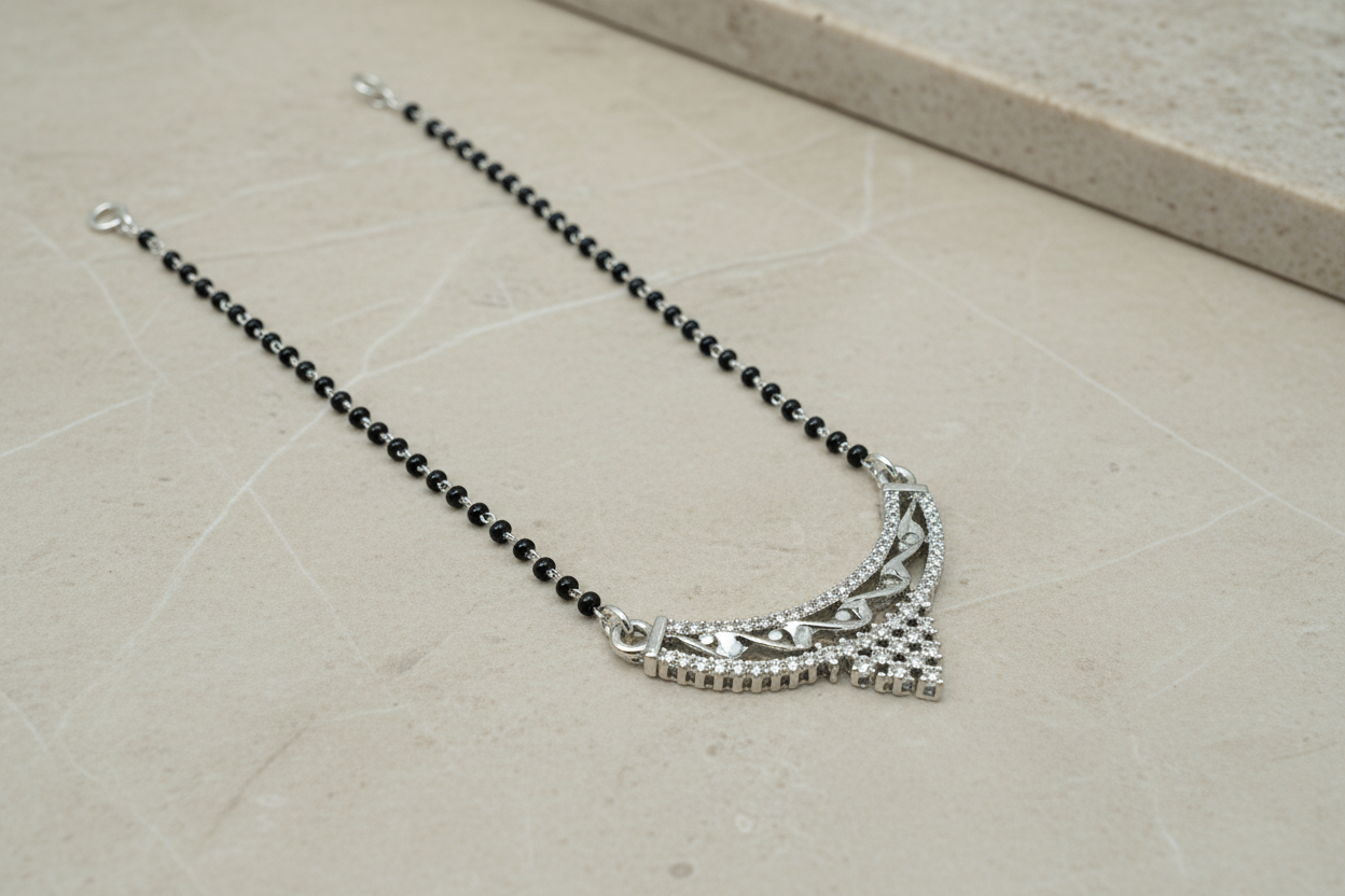 925 Silver Necklace Mangalsutra