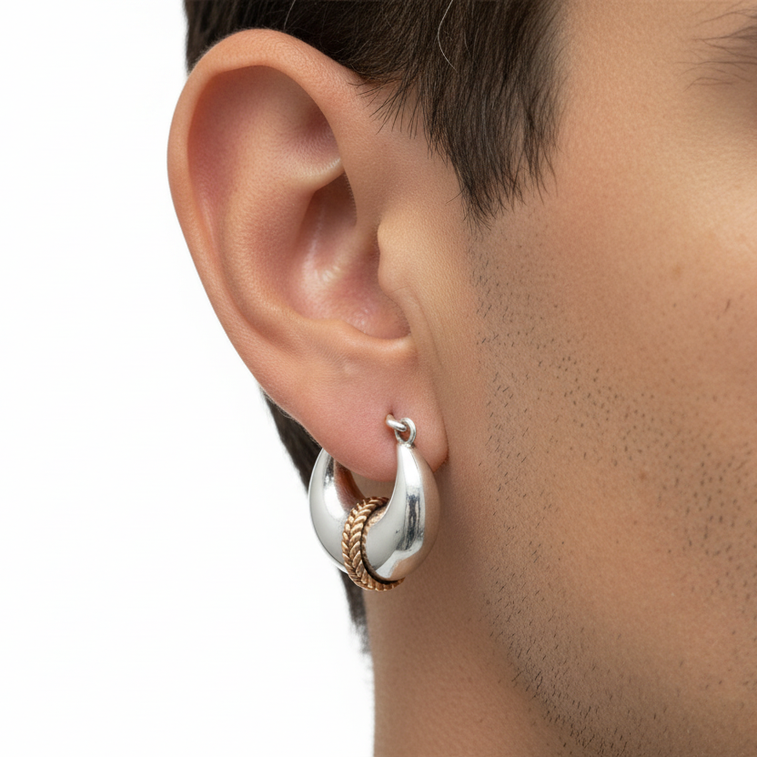 925 Silver Oxidise Bali Type 1