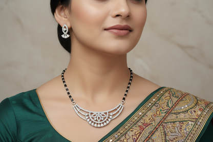925 Silver Necklace Mangalsutra