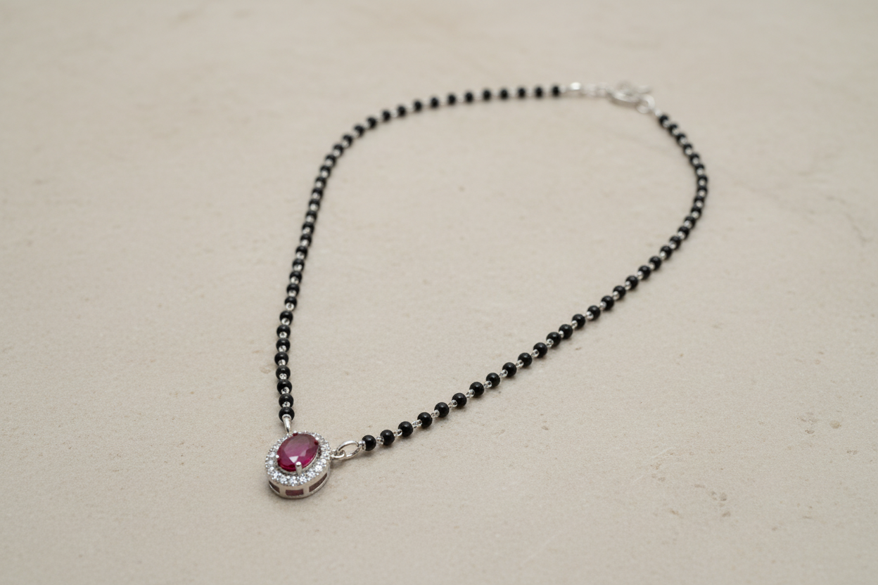 925 Silver Necklace Mangalsutra