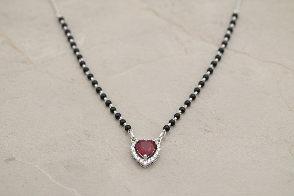 925 Silver Necklace Mangalsutra