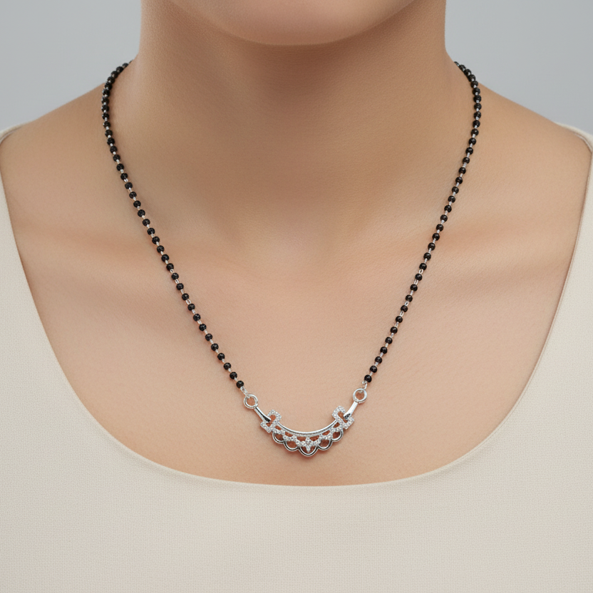 925 Silver Necklace Mangalsutra