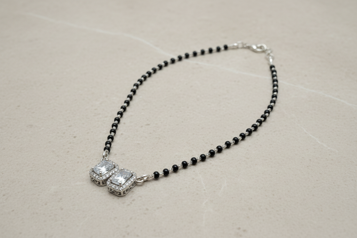925 Silver Necklace Mangalsutra