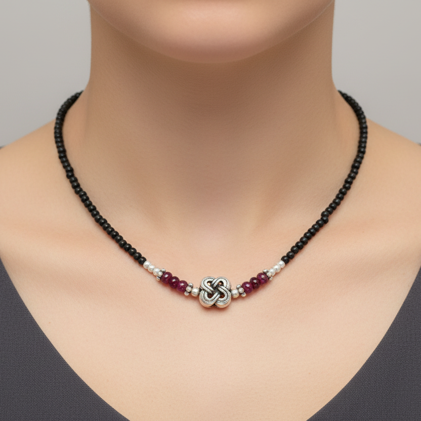 925 Silver Necklace Mangalsutra