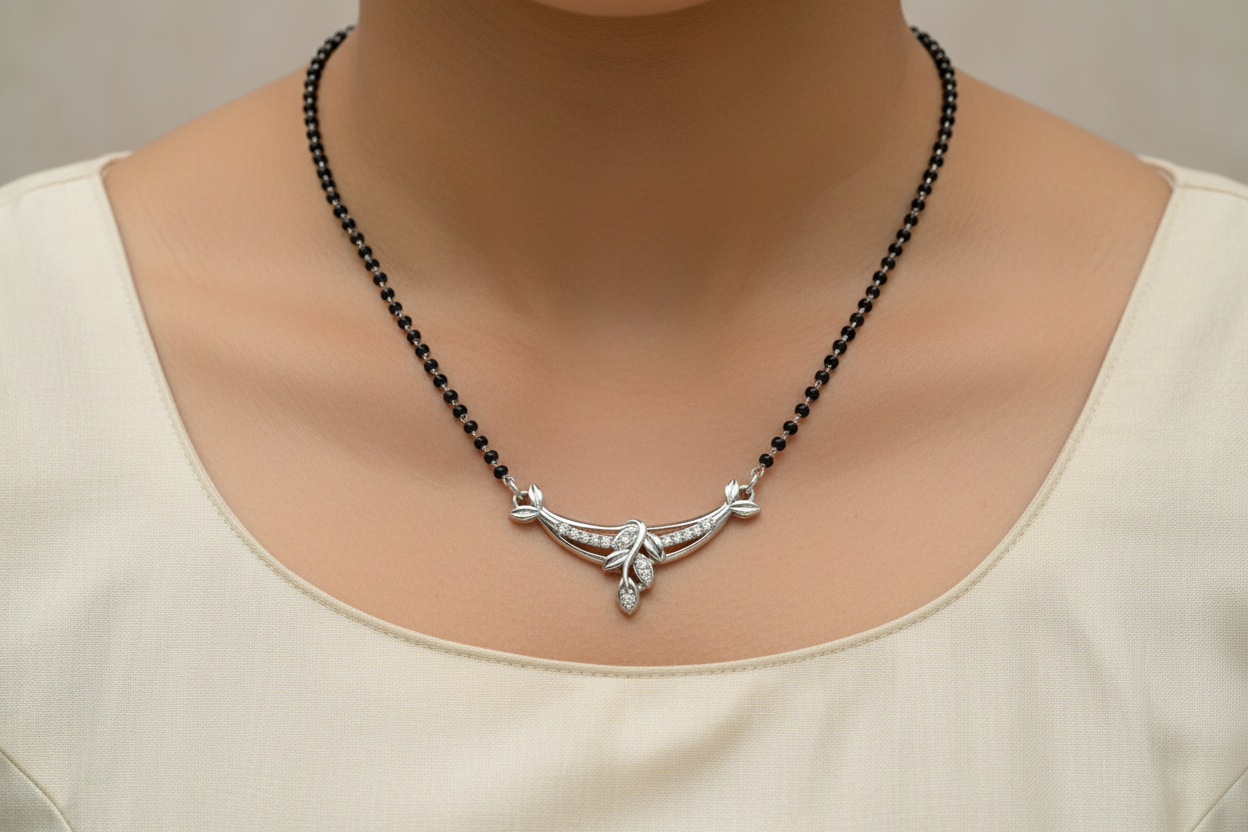 925 Silver Necklace Mangalsutra